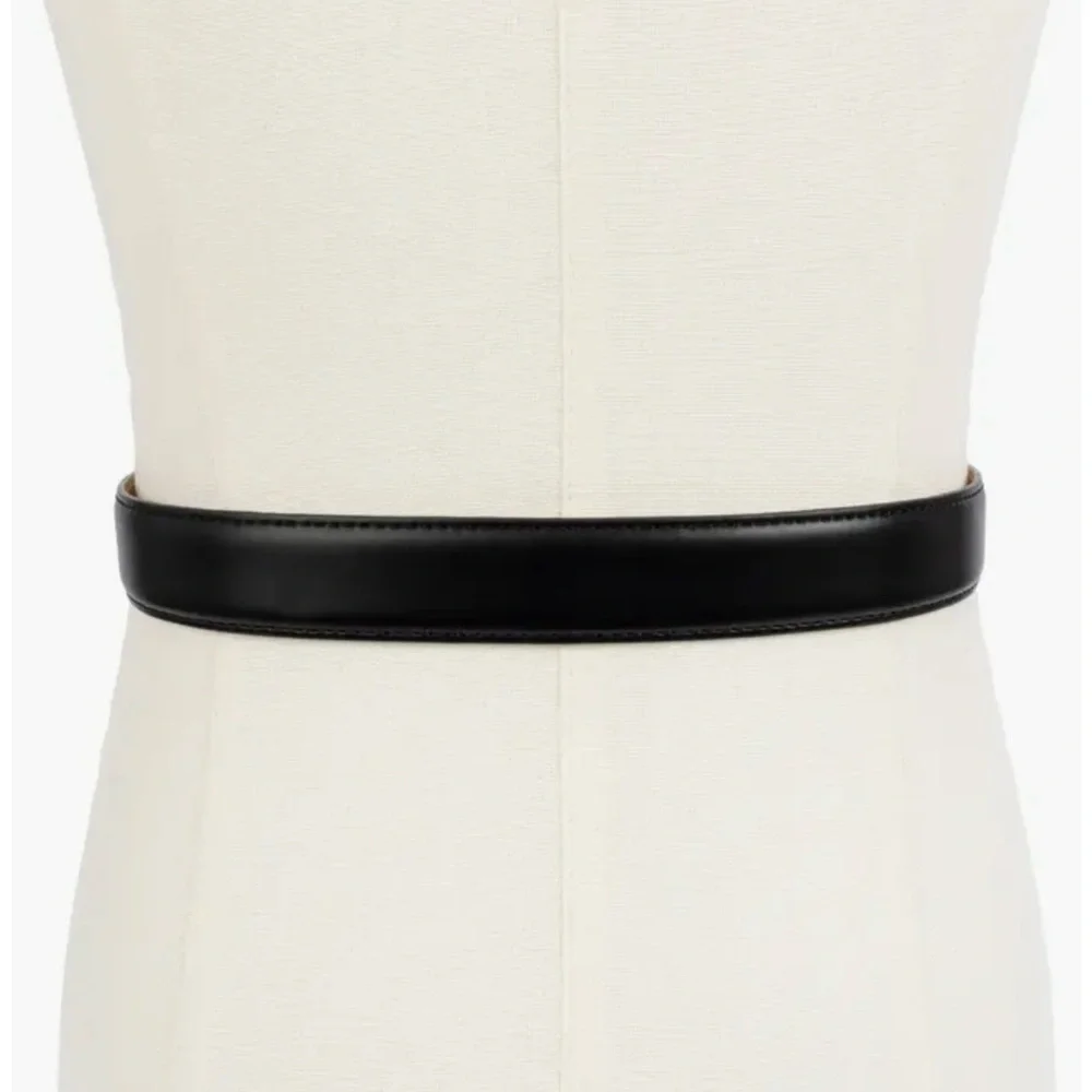 Kate Spade 25mm Stitched Feather Edged Belt - Picture 5 of 9